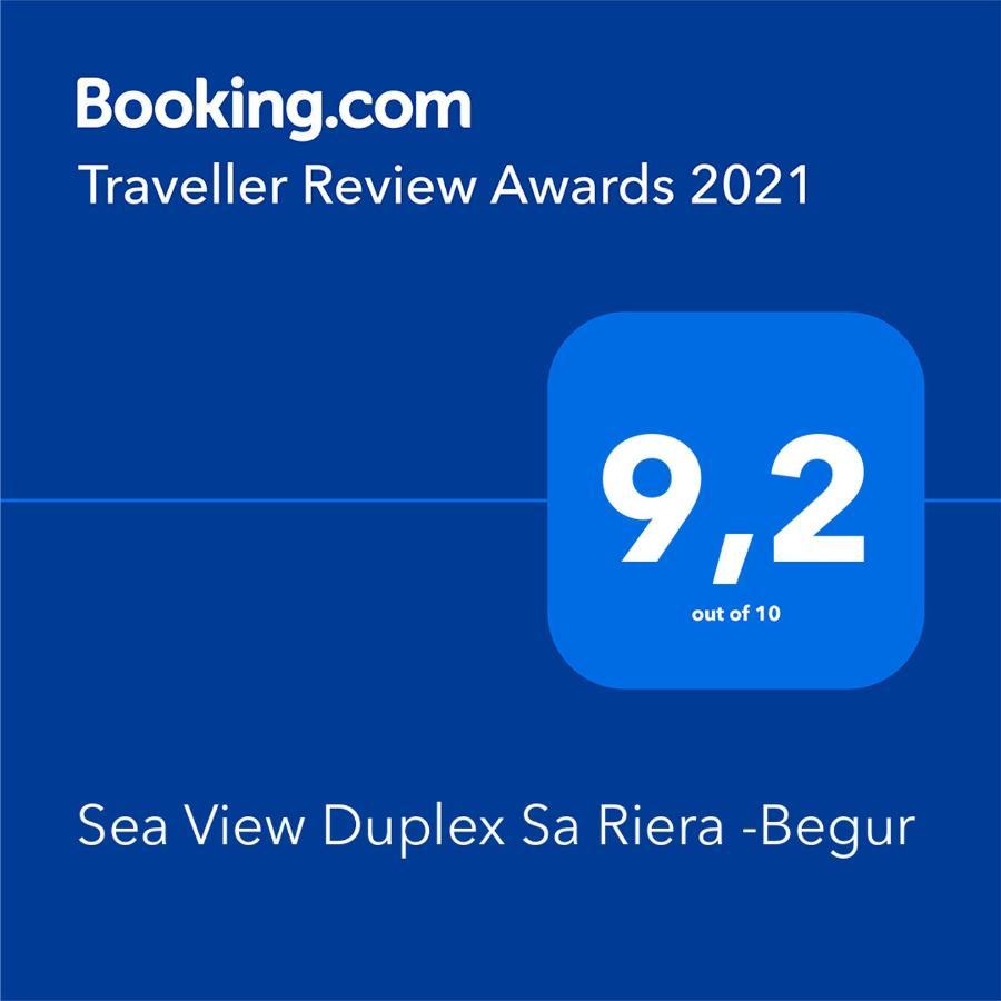 La Vie En Rouge Sa Riera Duplex, Private Parking Apartment Begur Exterior photo
